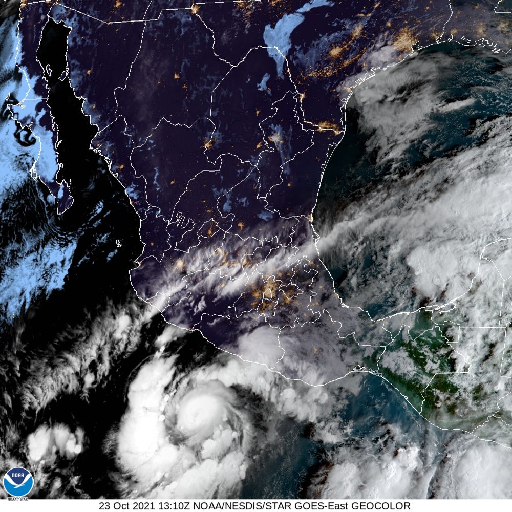 Continuarán registrándose lluvias fuertes en Guerrero por huracán “Rick”