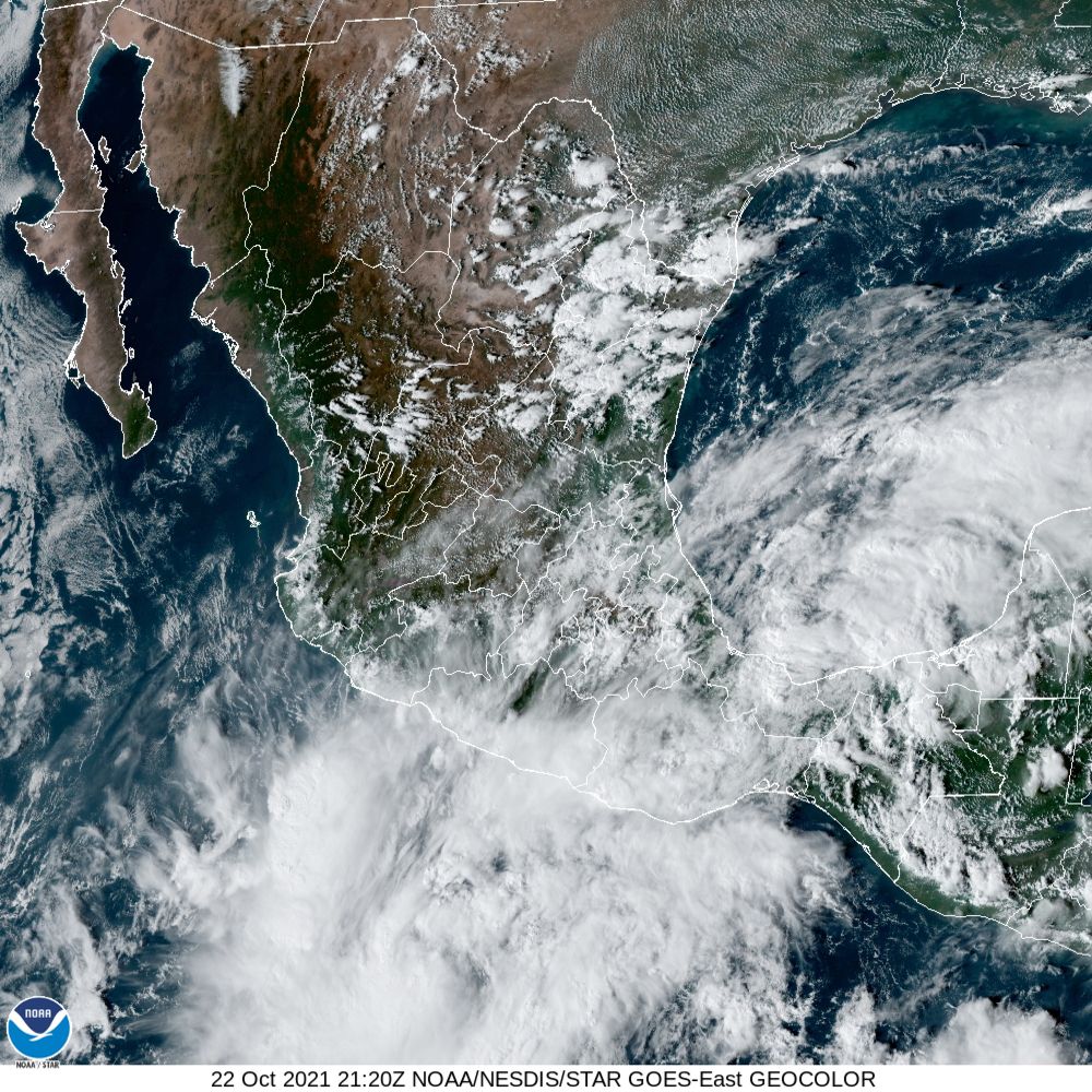 Se prevén lluvias fuertes para Guerrero por tormenta tropical rick: SPCGRO