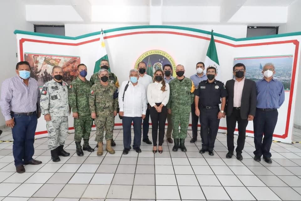 Atiende Evelyn Salgado temas prioritarios de seguridad en Mesa de Coordinación para la Construcción de la Paz en Iguala