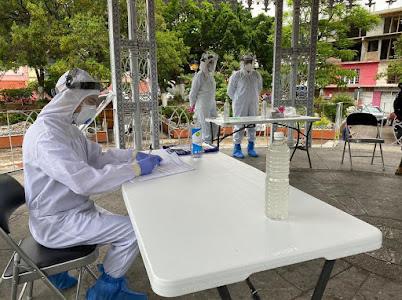 Continúan instalados los módulos para la realización de pruebas COVID-19 en las siete regiones del estado
