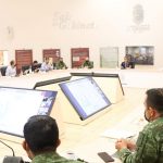 La gobernadora Evelyn Salgado Pineda, encabezó la reunión de la Mesa Estatal para la Construcción de la Paz, junto con mandos militares y autoridades de estatales.