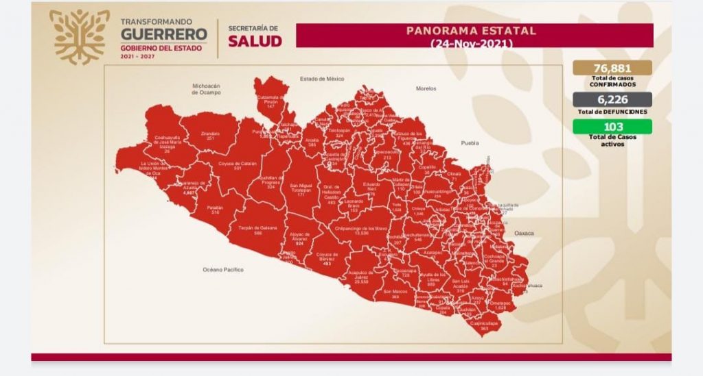 La vacunación contra Covid-19 está garantizada para población y así reducir posibilidad de muerte: SSG