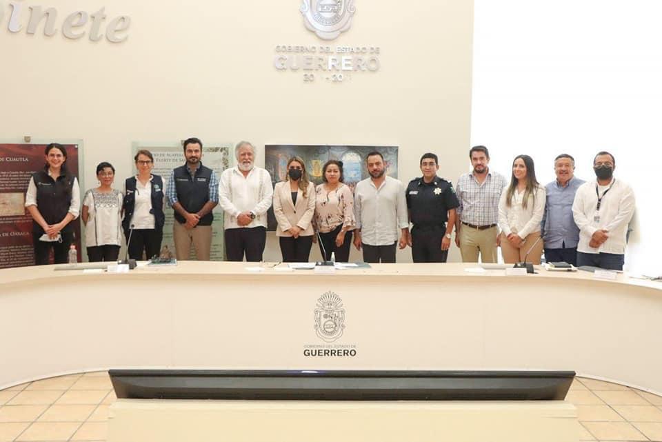 Recibe gobernadora Evelyn Salgado al subsecretario de Derechos Humanos Alejandro Encinas