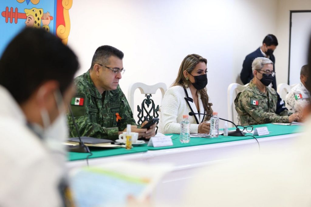 Revisa gobernadora Evelyn Salgado incidencia delictiva durante fin de semana y acciones de seguridad en la sesión de la  Mesa de Coordinación para la Construcción de la Paz en Guerrero