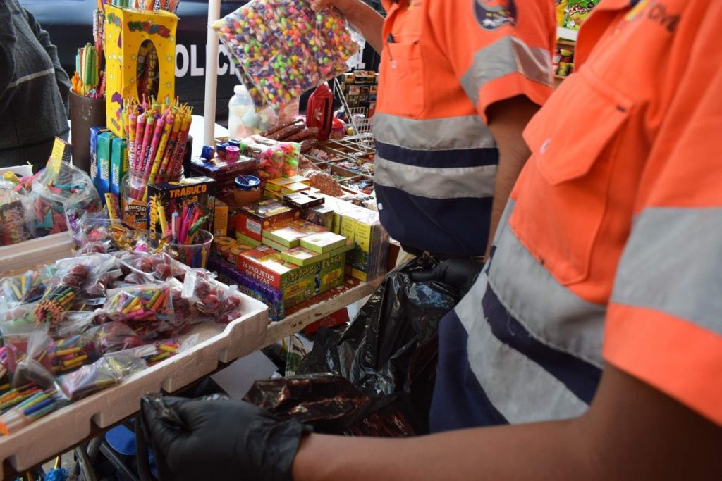 SPCGRO recomienda evitar la compra, venta y almacenamiento de material pirotécnico