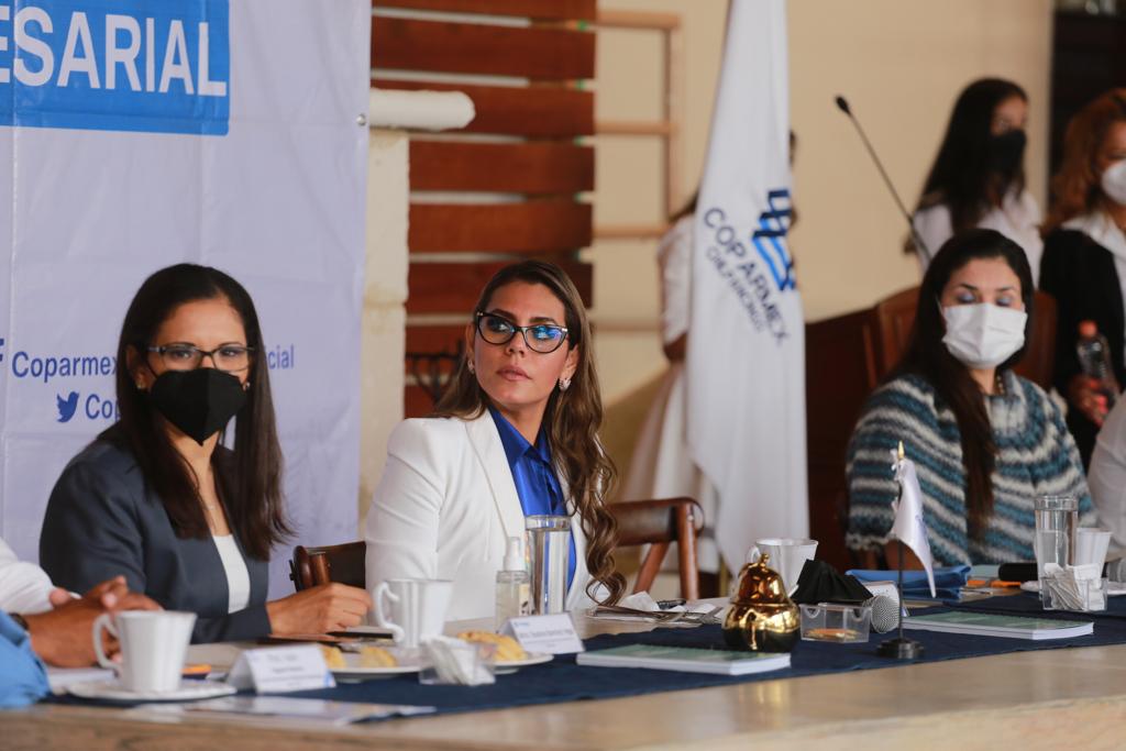 Evelyn Salgado se reúne con integrantes de Coparmex y refrenda compromiso por el desarrollo integral de Guerrero