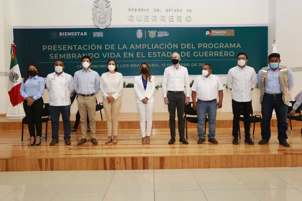 Presentan Evelyn Salgado y la secretaria de Bienestar, Ariadna Montiel ampliación de Sembrando Vida a 68 municipios de Guerrero con 2 mil 101 mdp de inversión en 2022
