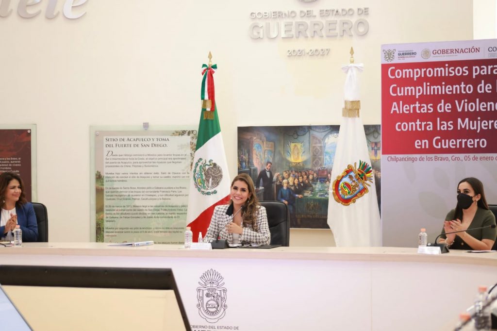 Revisa Evelyn Salgado y CONAVIM estatus y compromisos para cumplimiento de Alertas de Violencia de Género en Guerrero