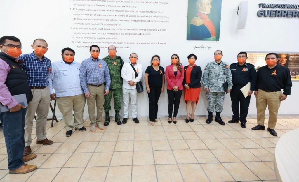 Revisa Evelyn Salgado y Mesa de Coordinación acciones contra la violencia hacia las mujeres con motivo del “Día Naranja”
