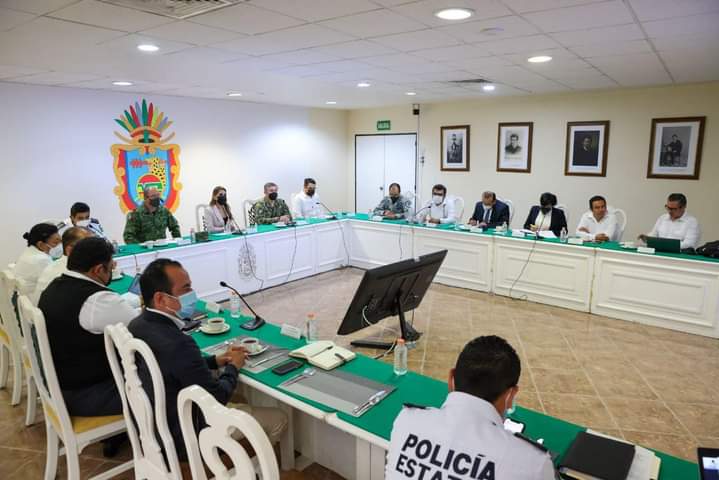 La Gobernadora del Estado, Evelyn Salgado Pineda encabezó la Mesa de Coordinación para la Construcción de la Paz