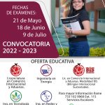 CONVOCATORIA DE ADMISIÓN AL CICLO ESCOLAR 2022 – 2023