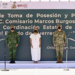 Asiste Evelyn Salgado a Toma de Posesión y Protesta de Bandera del nuevo Coordinador General de la Guardia Nacional en Guerrero