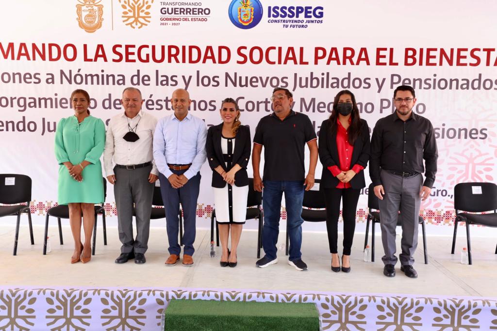 Restituye Evelyn Salgado derechos de seguridad social con trato digno a jubilados y pensionados del ISSSPEG
