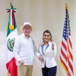 La Gobernadora Evelyn Salgado Pineda se reunió con el embajador de Estados unidos en México Ken Salazar