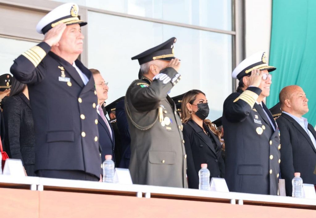 Asiste gobernadora Evelyn Salgado a conmemoración del Tercer Aniversario de la Guardia Nacional en México