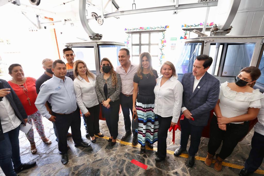 Inaugura Evelyn Salgado instalaciones de Juzgados del Distrito Judicial de Alarcón y el renovado Teleférico en Monte Taxco