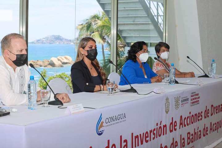 Anuncian Evelyn Salgado y Abelina López inversión histórica para infraestructura sanitaria y saneamiento en Acapulco