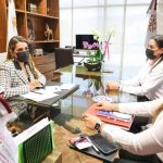 La gobernadora Evelyn Salgado Pineda, sostuvo una reunión de evaluación con la titular de la Dirección de Atención Ciudadana, Citlali Arroyo Galeana