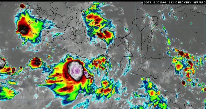 ESTA MAÑANA SE FORMÓ LA TORMENTA TROPICAL “LESTER” FRENTE A OAXACA: SPCGRO