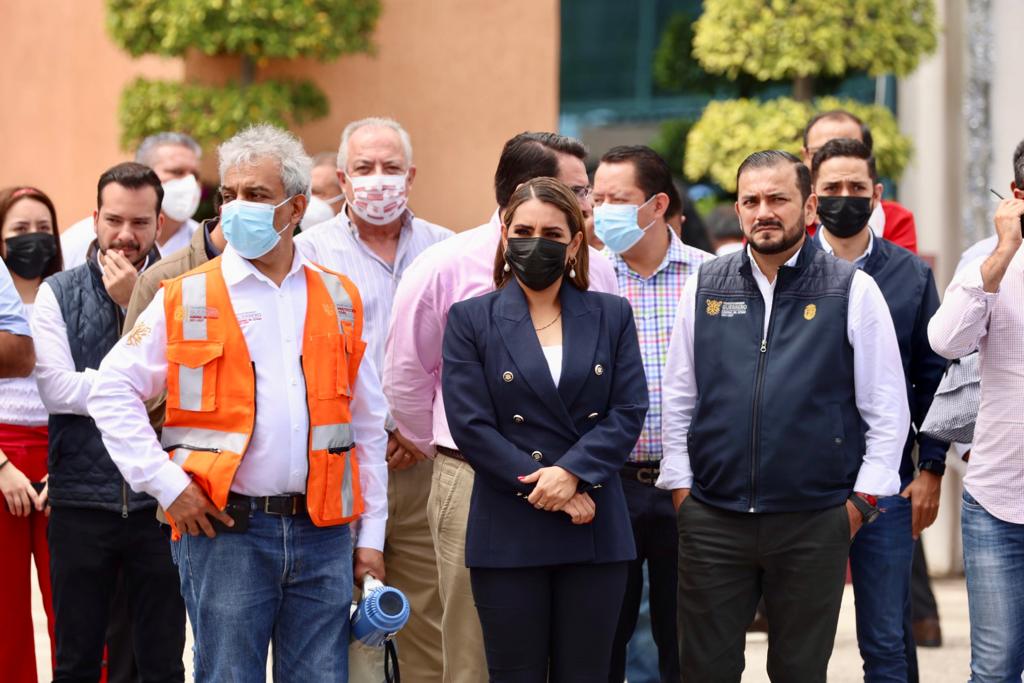 Participa Evelyn Salgado en Macro Simulacro Nacional 2022 en Guerrero