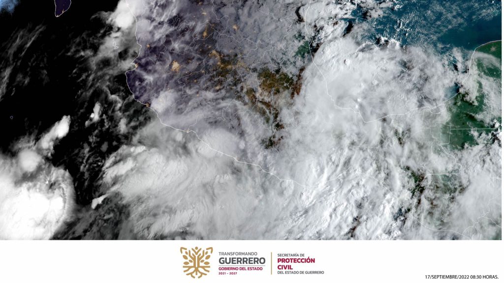 TORMENTA TROPICAL LESTER SIGUE SU TRAYECTO HACIA LAS COSTAS DE GUERRERO: SPCGRO