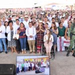 Cumple Evelyn Salgado y regresa a San Miguel Totolapan con todos los programas de atención social y bienestar