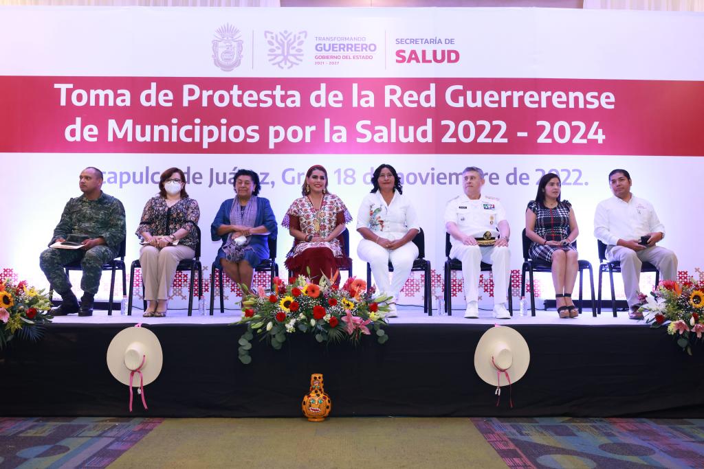Toma protesta Evelyn Salgado a la Red Guerrerense de Municipios por la Salud 2022-2024