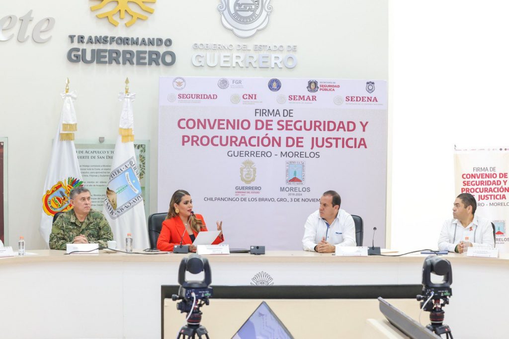 Unen fuerzas Guerrero y Morelos en seguridad y procuración de justicia contra la delincuencia