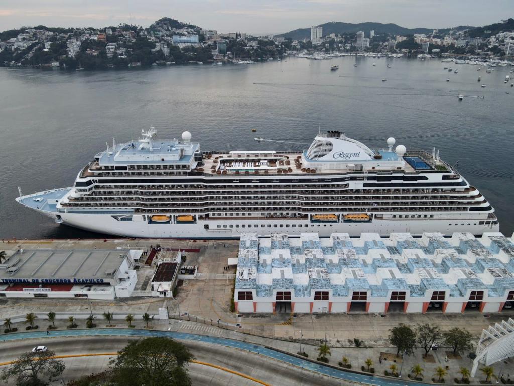 Arribó al Puerto de Acapulco el último crucero del 2022