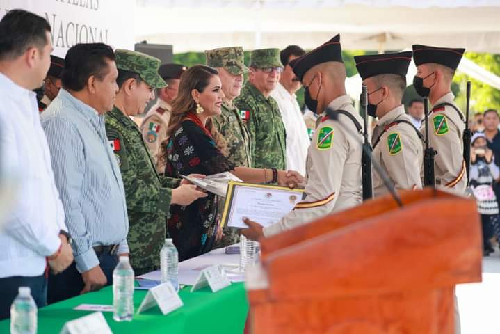 Reconoce Evelyn Salgado a las fuerzas armadas como un apoyo permanente para garantizar la seguridad de las familias de Guerrero