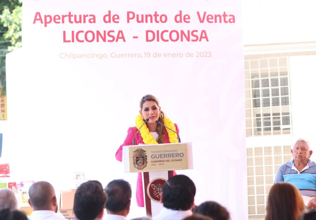 Inaugura gobernadora Evelyn Salgado y titular de SEGALMEX, Leonel Cota, tienda Diconsa – Liconsa en Chilpancingo