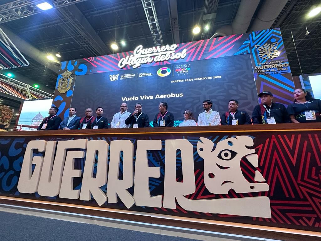 Presenta SECTUR Guerrero vuelo Monterrey- Ixtapa Zihuatanejo con Viva Aerobús en Pabellón Guerrero