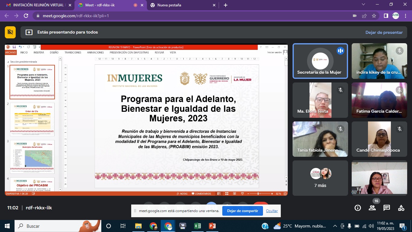 En Guerrero la Secretaría de la Mujer, implementa acciones para fortalecer la igualdad de género en los municipios