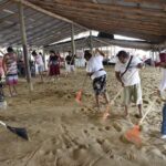 Realiza PROPAEG limpieza en la zona de playa y la Laguna negra de Puerto Marqués