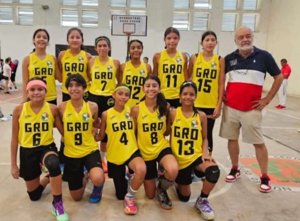 Guerrero logra dos primeros lugares en la Olimpiada Federada de Basquetbol