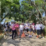 Más de 120 estudiantes de diferentes instituciones educativas participan en el operativo de limpieza del Parque Papagayo