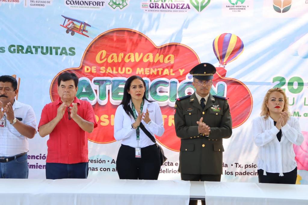Arranca Caravana de Salud Mental y Atención Psiquiátrica en Tlapa