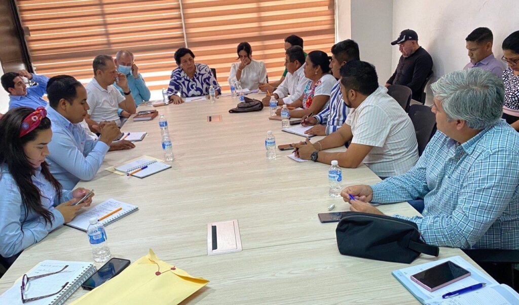 Recibe Aidé Ibarez a integrantes del Concejo Comunitario de Costa Chica y a coordinadores de las etnias Me Phaa y Tu´un Savi