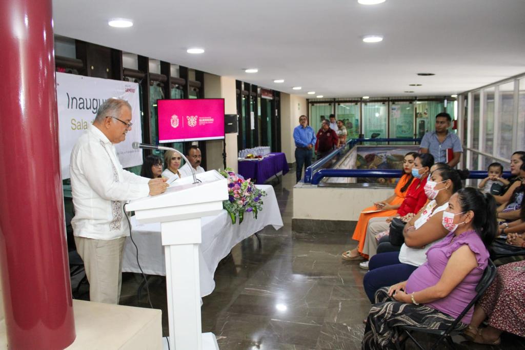 Inauguran tercera sala de lactancia en el edificio Vicente Guerrero