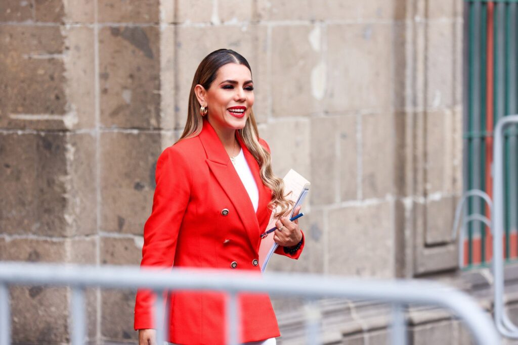 La gobernadora Evelyn Salgado Pineda se reunió con el presidente Andrés Manuel López Obrador en Palacio Nacional