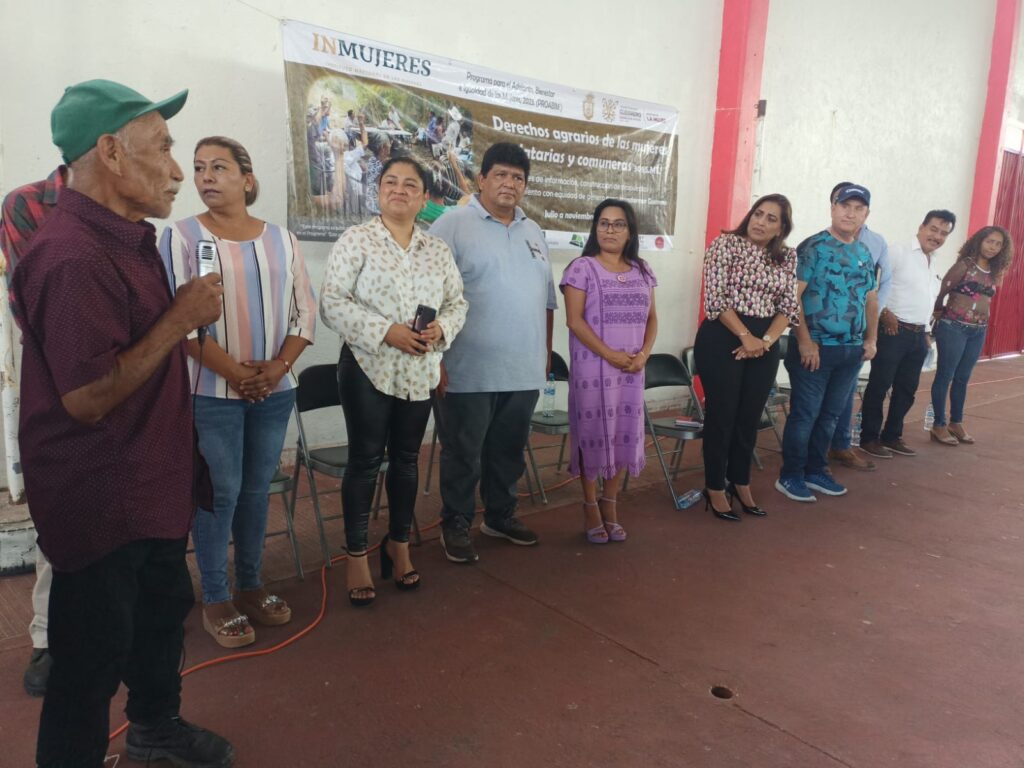 La SEMUJER continúa impartiendo talleres en municipios de derechos agrarios de las mujeres