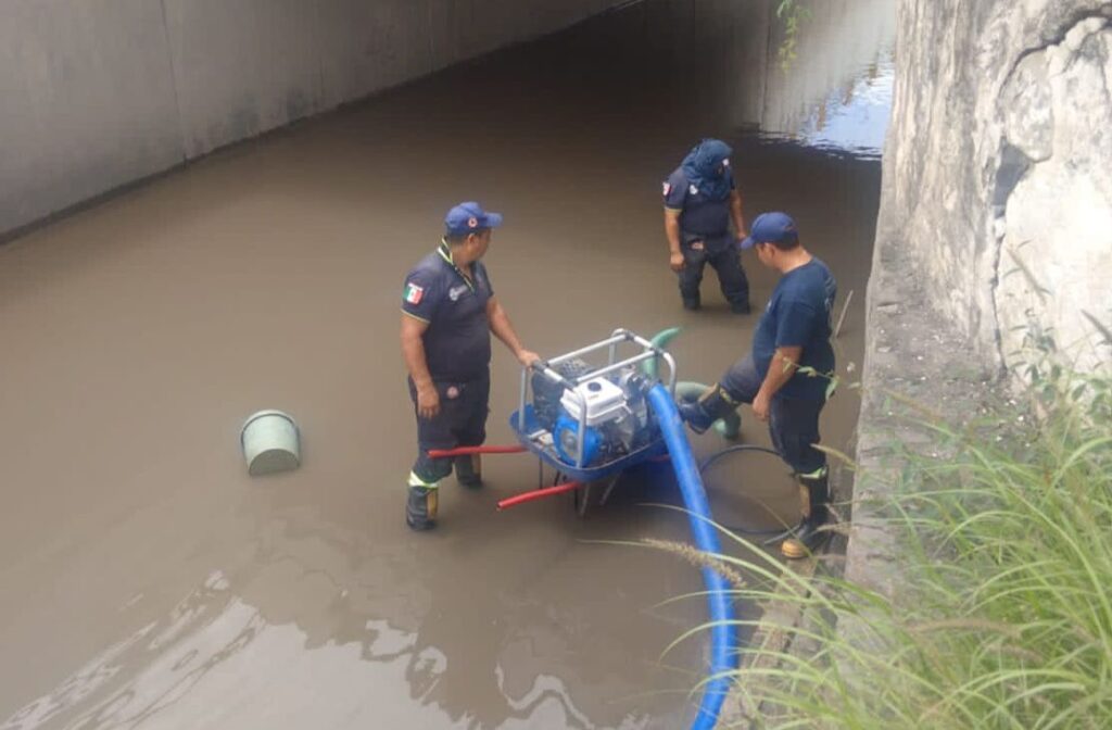 Personal de la SGIRPCGRO atiende afectaciones por ciclón tropical “Hilary”