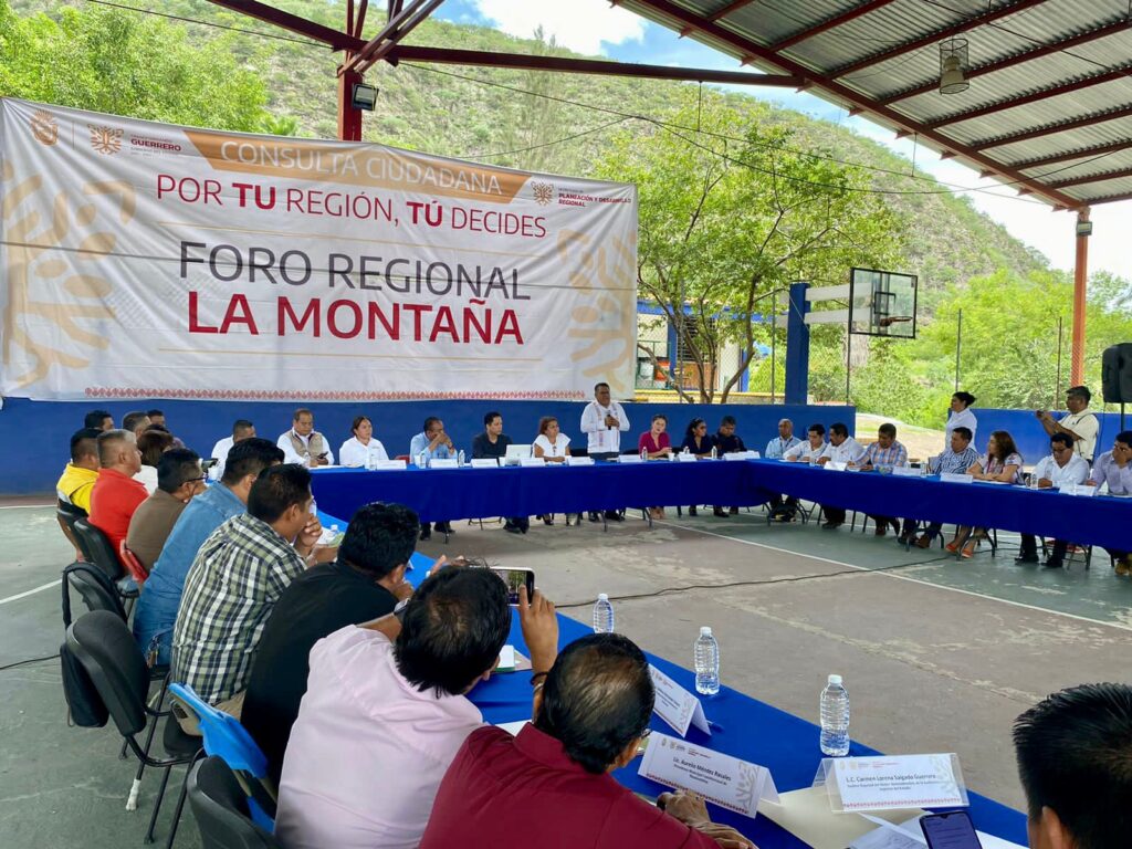 Realiza la SEPLADER el Foro Regional de La Montaña en Tlapa