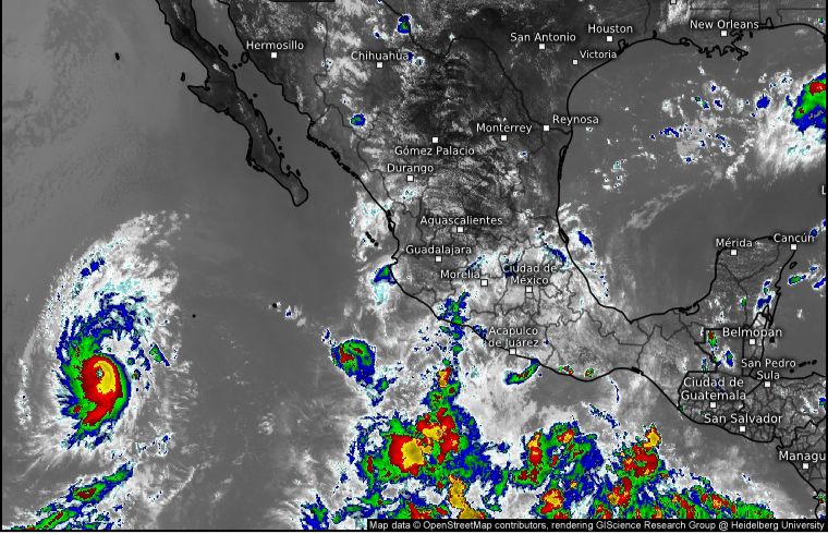 Se pronostican lluvias fuertes para las próximas 96 horas en guerrero: SGIRPCGRO