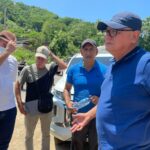 Director general de Gobernación, Francisco Rodríguez Cisneros mantiene comunicación con el dirigente de comisarios del corredor Santa Rosa en la región de la Costa Grande