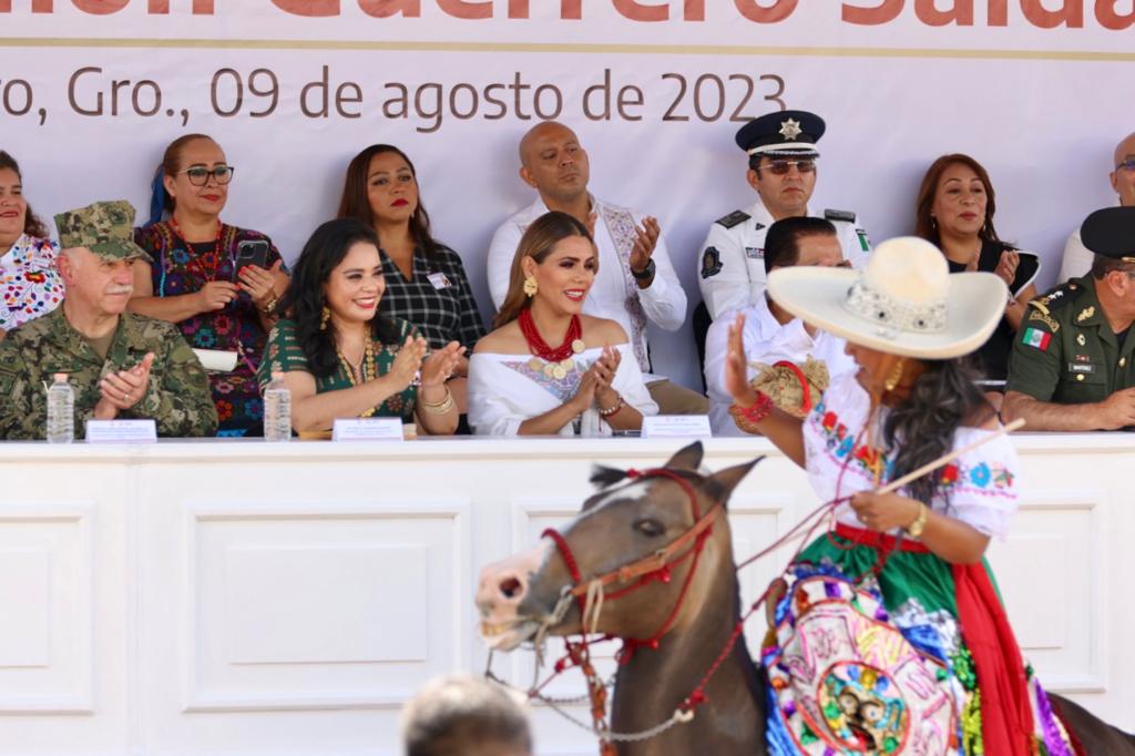 Conmemora Evelyn Salgado el 241 Aniversario del Natalicio de Vicente Guerrero en Tixtla
