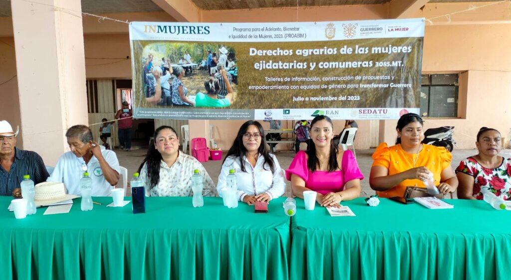 Concluyen Talleres Municipales en Derechos Agrarios de las Mujeres Ejidatarias y Comuneras en la Tierra Caliente: SEMUJER