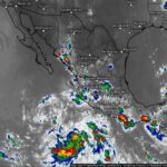 Se formó la depresión tropical Once-E al Sur-Suroeste de Zihuatanejo