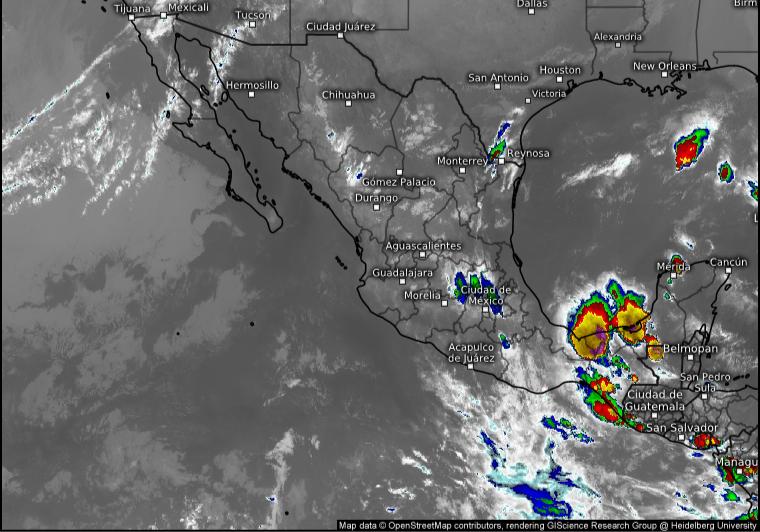Aviso preventivo por temporal de lluvias fuertes para los próximos días en Guerrero