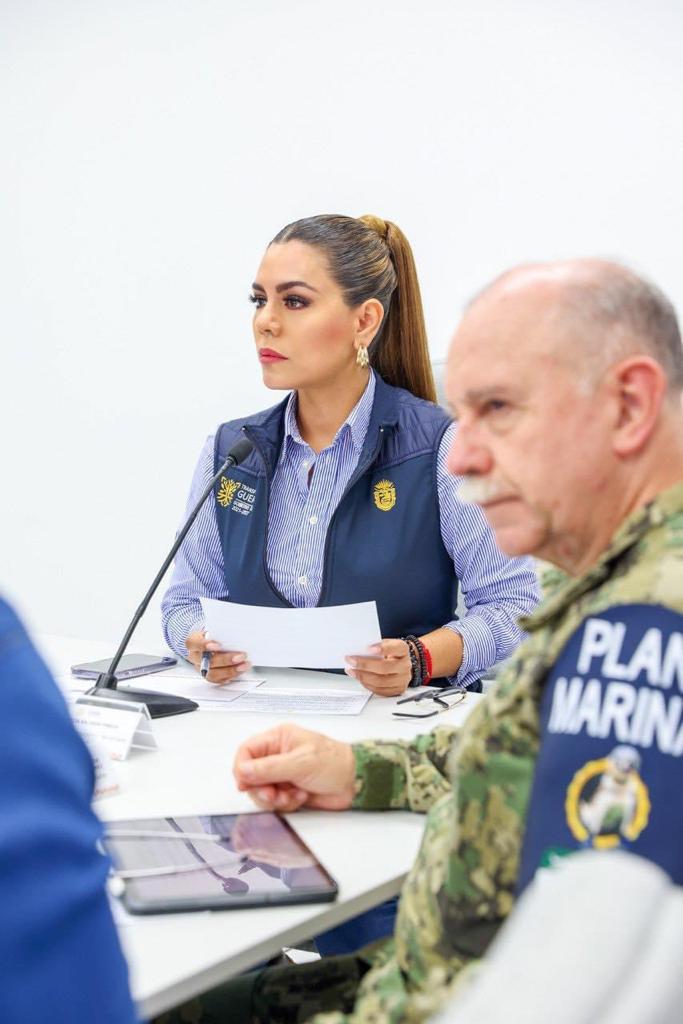 Evalúa Evelyn Salgado acciones preventivas, operativas y de reacción por tormenta Tropical “Max” en Guerrero